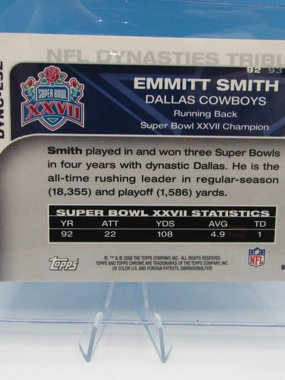 Dallas Cowboys Football | 8 Card Lot | Smith | Aikman | Dorsett | Ware | Owens